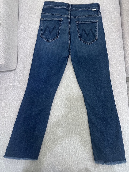 MOTHER Denim - MOTHER Dark Blue Straight-Leg Women's Jeans